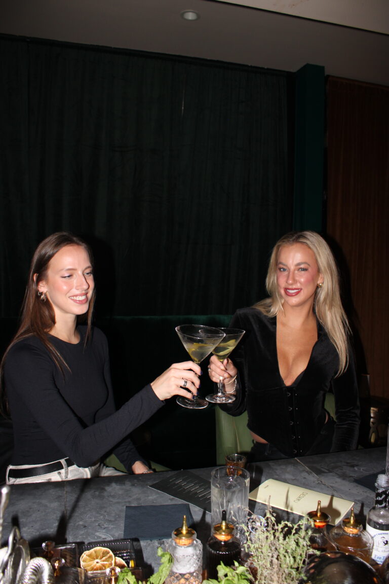 Cocktail experience at a mediterranean restaurant nyc
