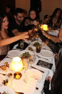 Elegant Mediterranean dining experience at a West Village NYC restaurant