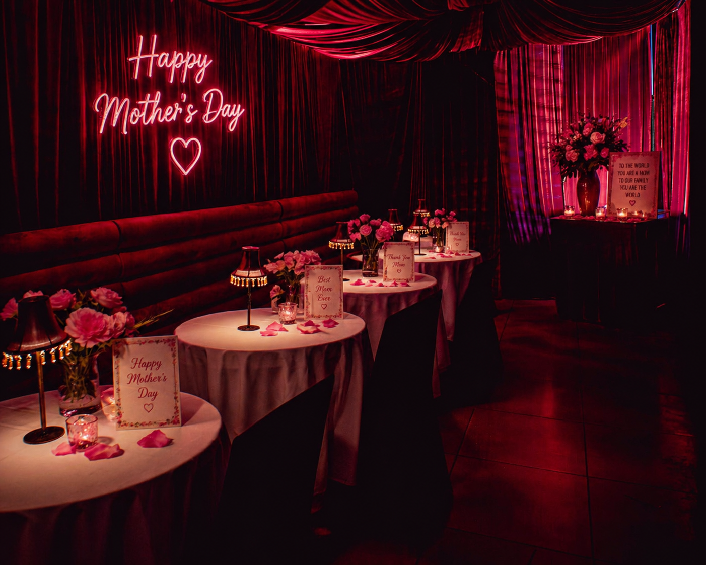 The Red Room at Dejavu, West Village NYC