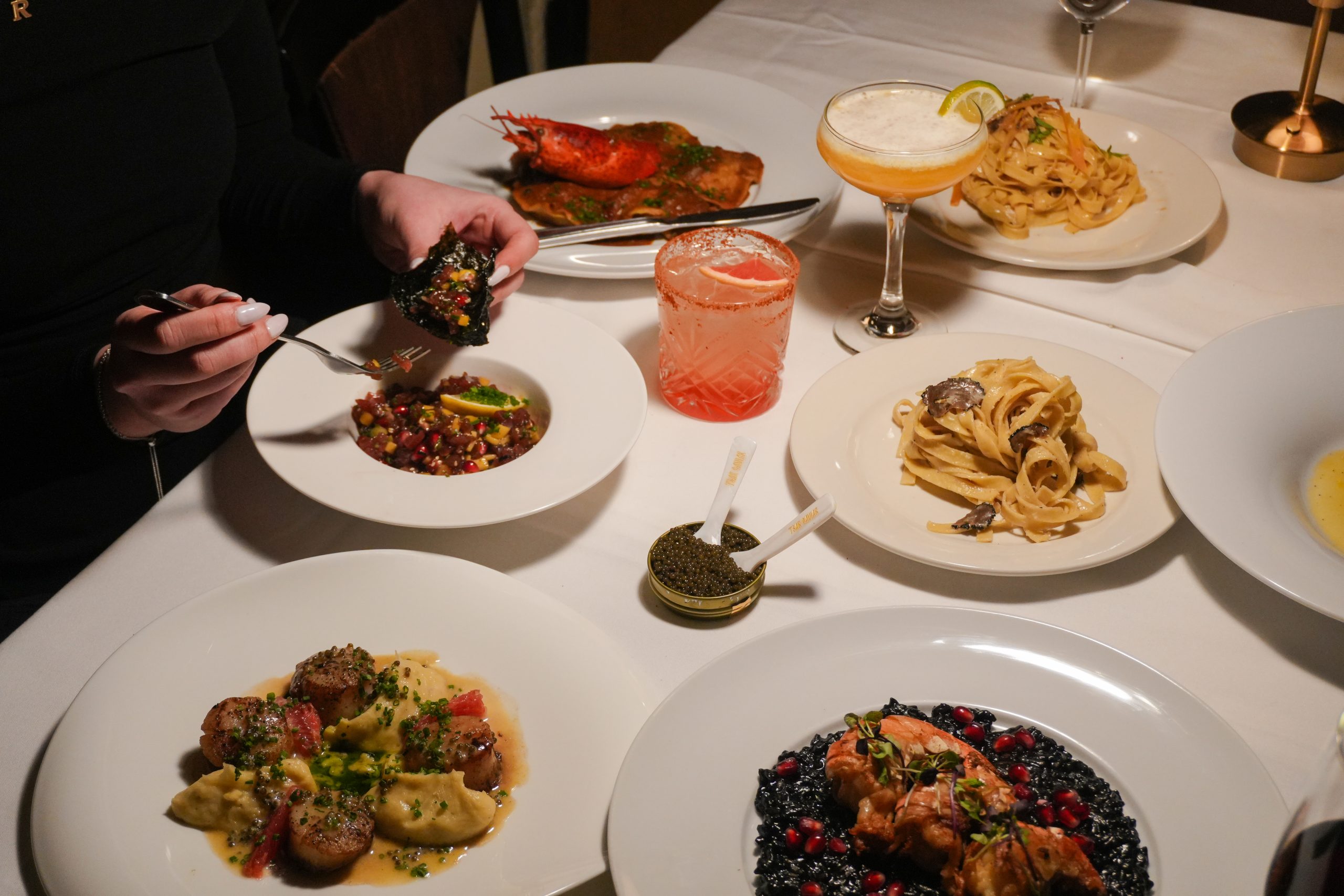 West Village dining at DejaVu with Mediterranean dishes and cocktails