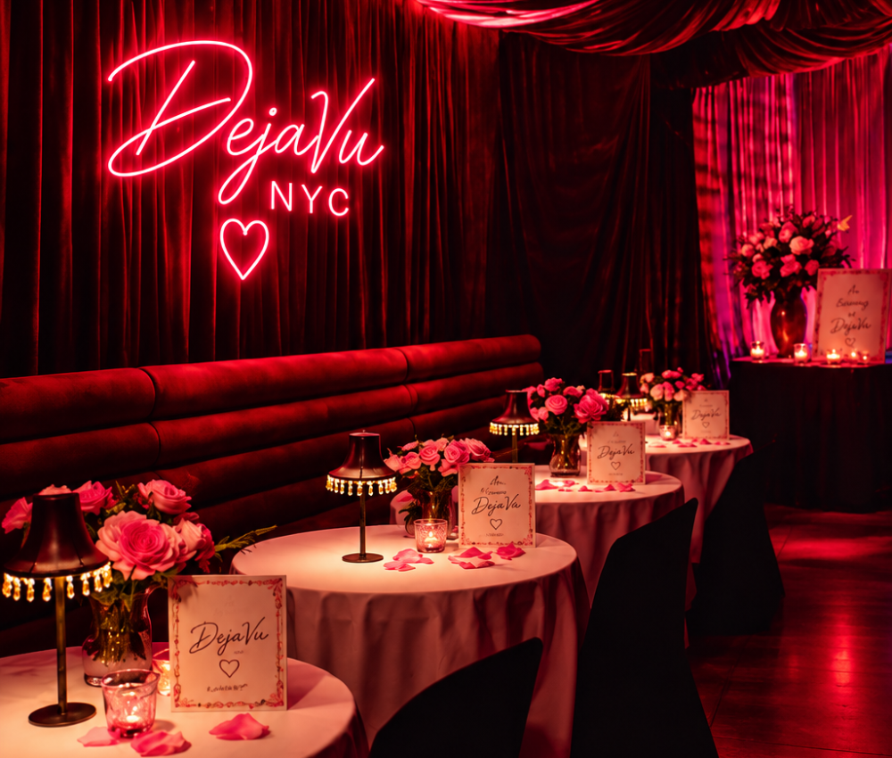 Velvet DejaVu Lounge at Night